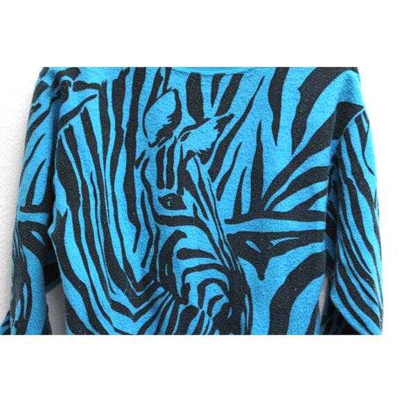 Vintage Zebra Sweatshirt Medium - Picture 2 of 7